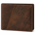 Geldbörse 12 x 9.5 x 2 cm aus braunem Leder mit Kartenfächern