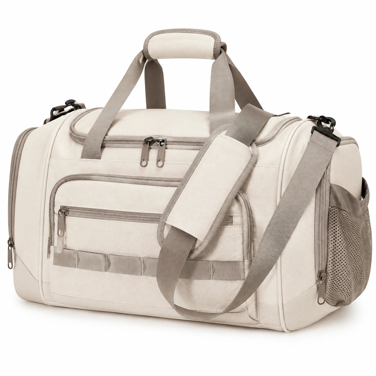 Reisetasche 50 x 25 x 28 cm aus Synthetik Blaugrau für Sport und Reisen mit Schultergurt