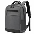 Laptoprucksack 45 x 30 x 18 cm Schwarz aus Textilgewebe mit Mehrfachfächern