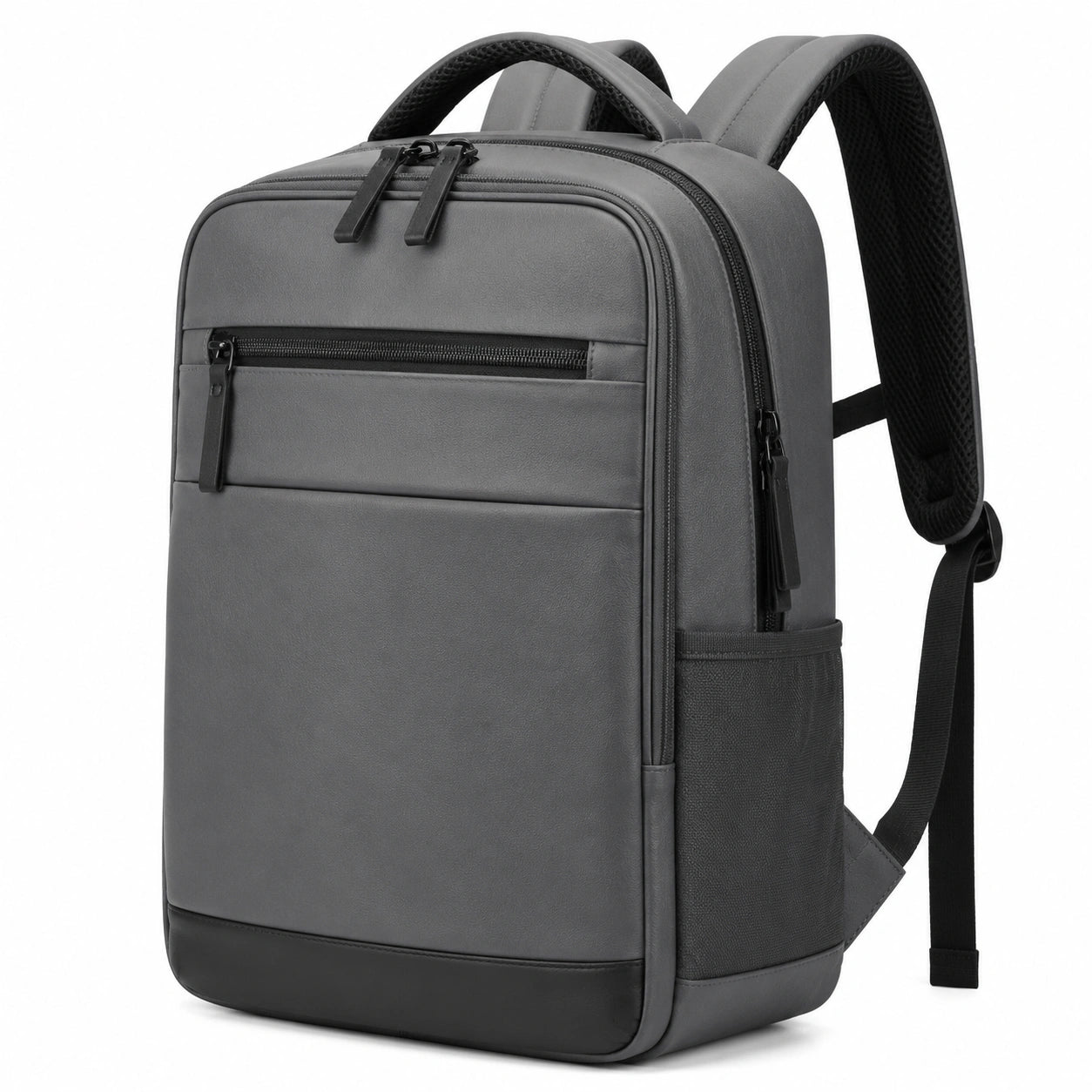Laptoprucksack 45 x 30 x 18 cm Schwarz aus Textilgewebe mit Mehrfachfächern