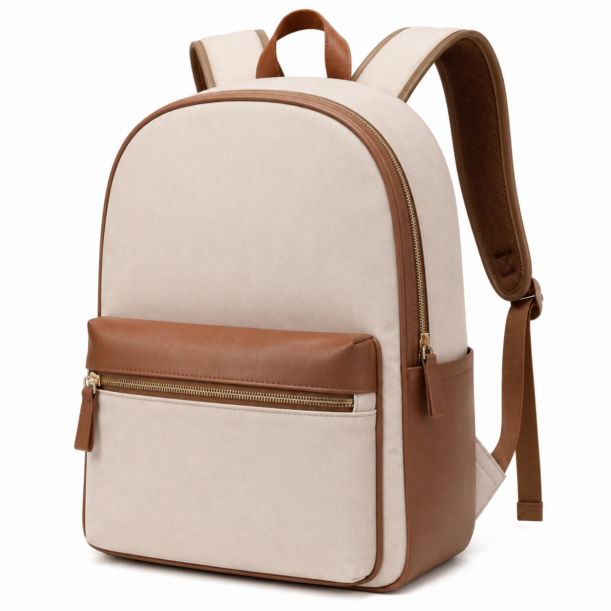 Laptoprucksack 48 x 32 x 18 cm Schwarz aus Polyester für Beruf und Reise