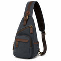Umhängetasche 18 x 8 x 31 cm aus Textilgewebe in Beige Braun mit verstellbarem Schultergurt