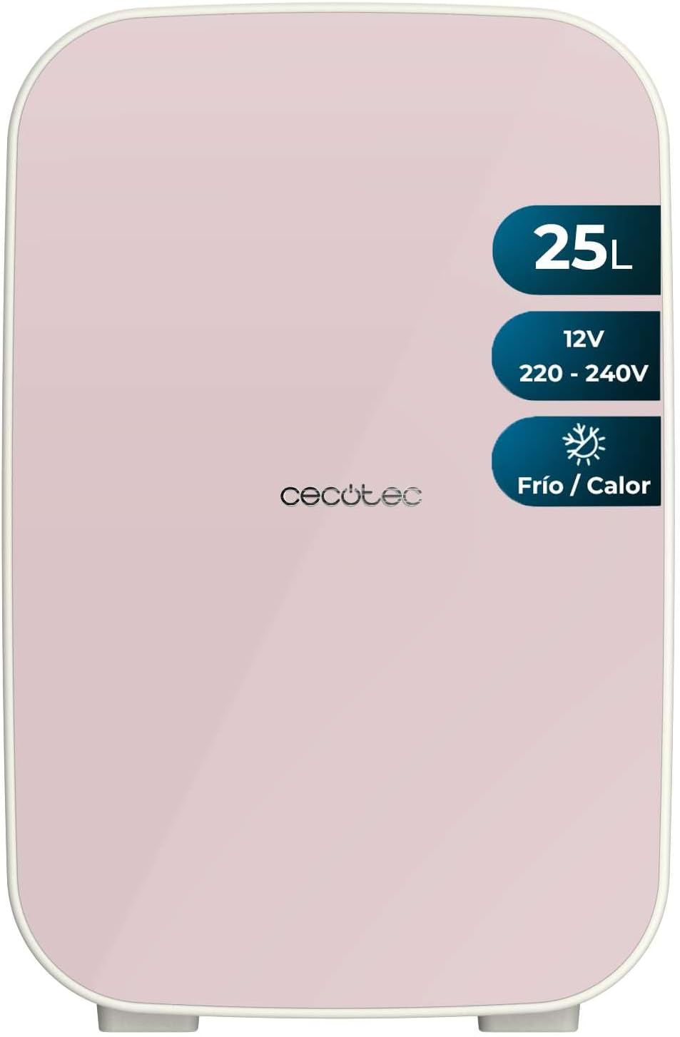 Cecotec Mini-Kühlschrank, 220 V, 25 l, 20 l, Rosa, Bolero MiniColing MiniColing, Bahamas Pink, Fassungsvermögen