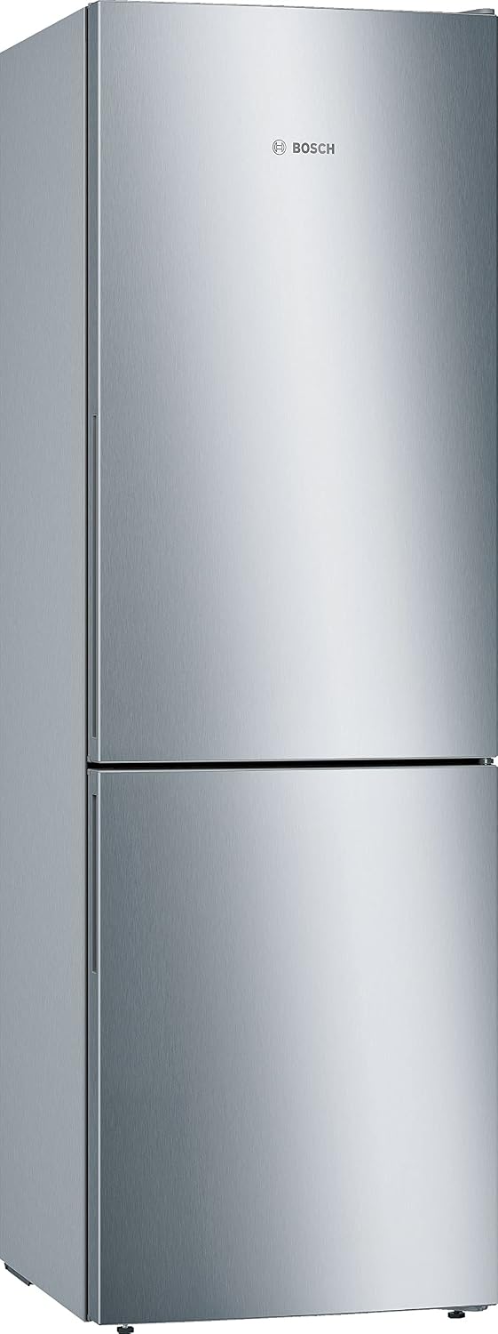 Bosch Kühl-Gefrierkombination, 186 x 60 cm, 214 L, 88 L, Silber, KGE36AICA Serie 6 Kühl-Gefrier-Kombination, Kühlen & Gefrieren