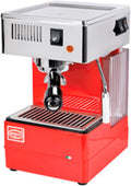 Quickmill Kaffeemaschine, Rot/Silber, Quick Mill Mod.0820