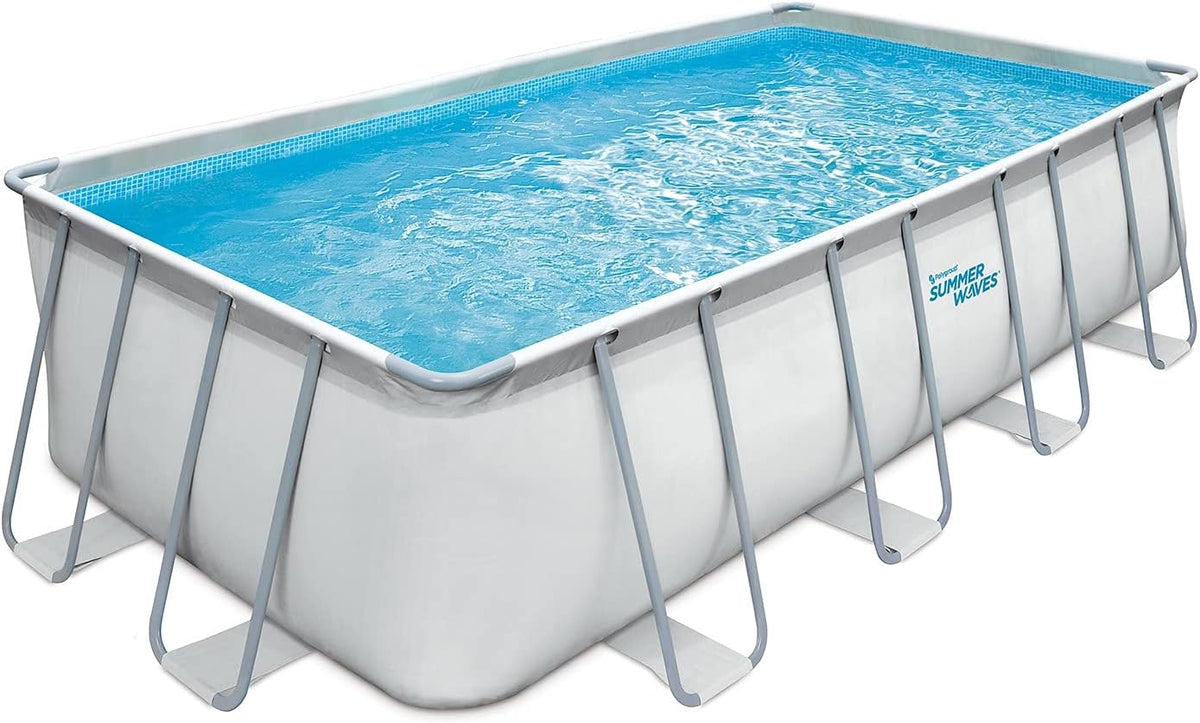 Summer Waves Stahlrahmenpool, 549 x 274 x 132 cm, weiß/blau, Frame Elite Pool mit Filterpumpe