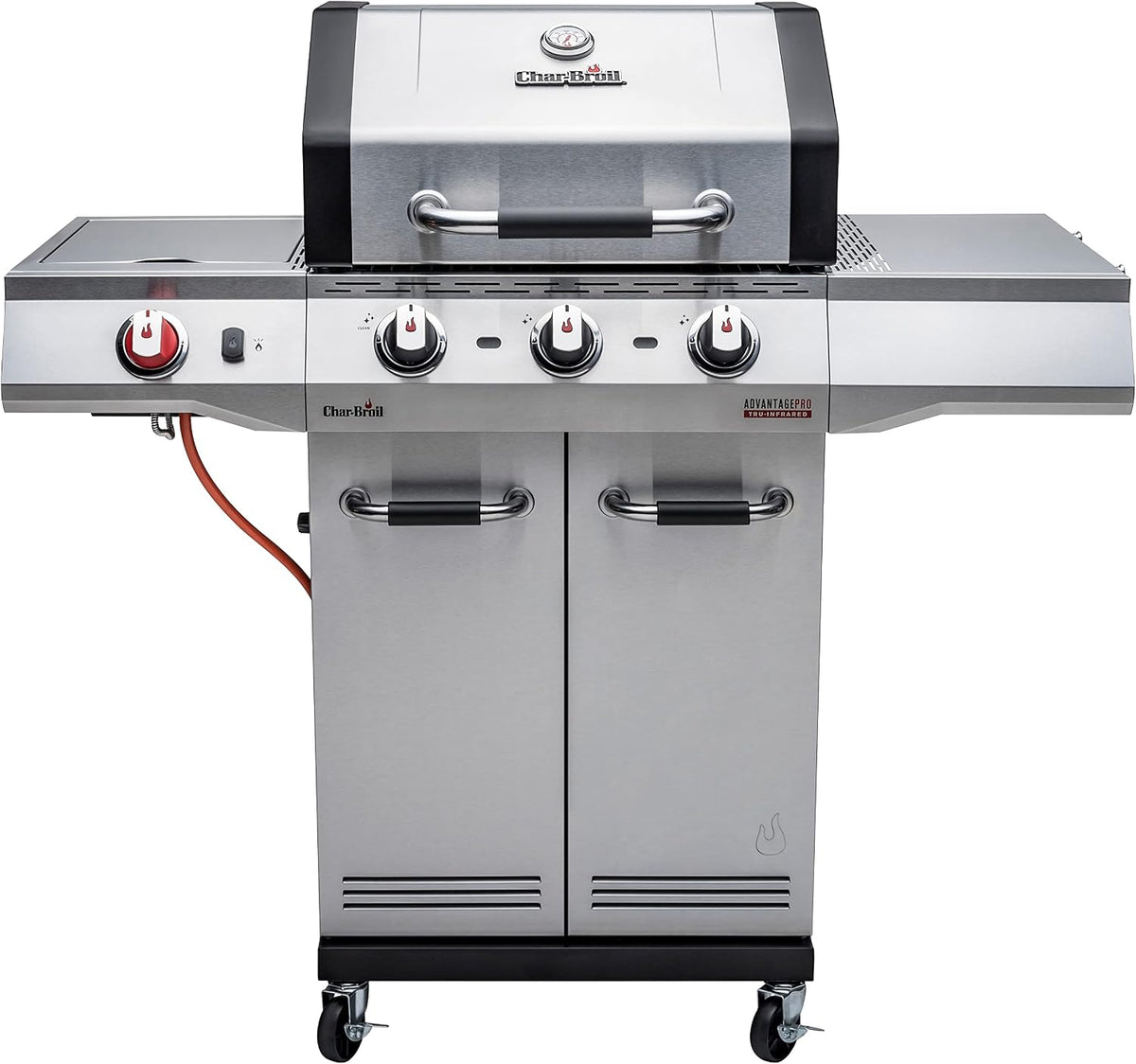 Charbroil Gasgrill, Silber/Schwarz, Char-Broil Advantage PRO S - 3 Brenner, TRU-Infrared Technology, 900°C Sear-Brenner