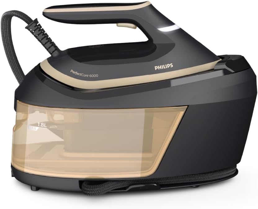 Philips Küche Haushalt & Wohnen,Waschen & Bügeln,Bügeleisen Dampfbügelstationen & Zubehör, 1,8 L, Schwarz/Beige