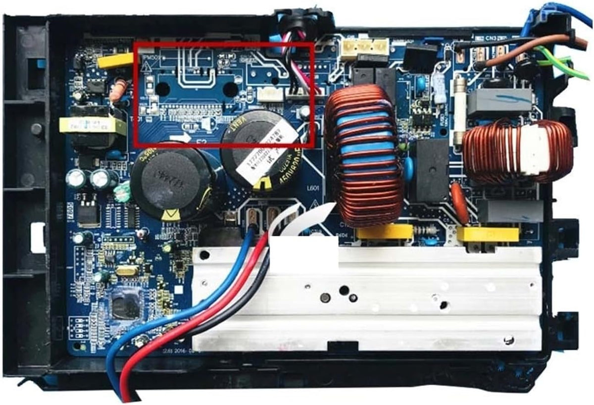 YYAZXSIQ KFR-51 W/BP2-RX24T+6061HD Verdampfer, KFR-51 W/BP2-RX24T+6061HD, Schwarz/Blau/Rot