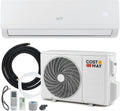 COSTWAY Split-Klimaanlage, 2,6 kW, 42m, Weiß, 9000BTU Split Klimaanlage, Klimageräte mit Heizfunktion, Kältemittel R32