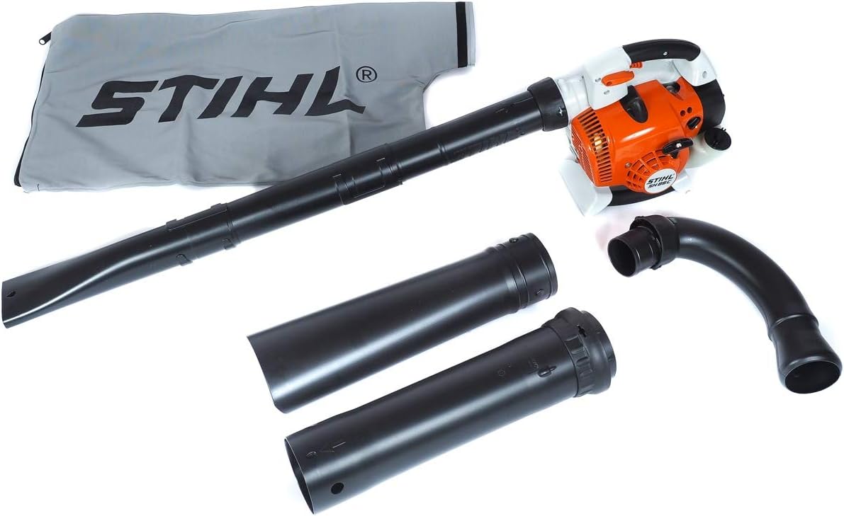 Stihl Laubbläser, Schwarz/Weiß/Orange, SH 86 C-E Saughäcksler/, Kabelgebunden, Weiß, Schwarz, Orange