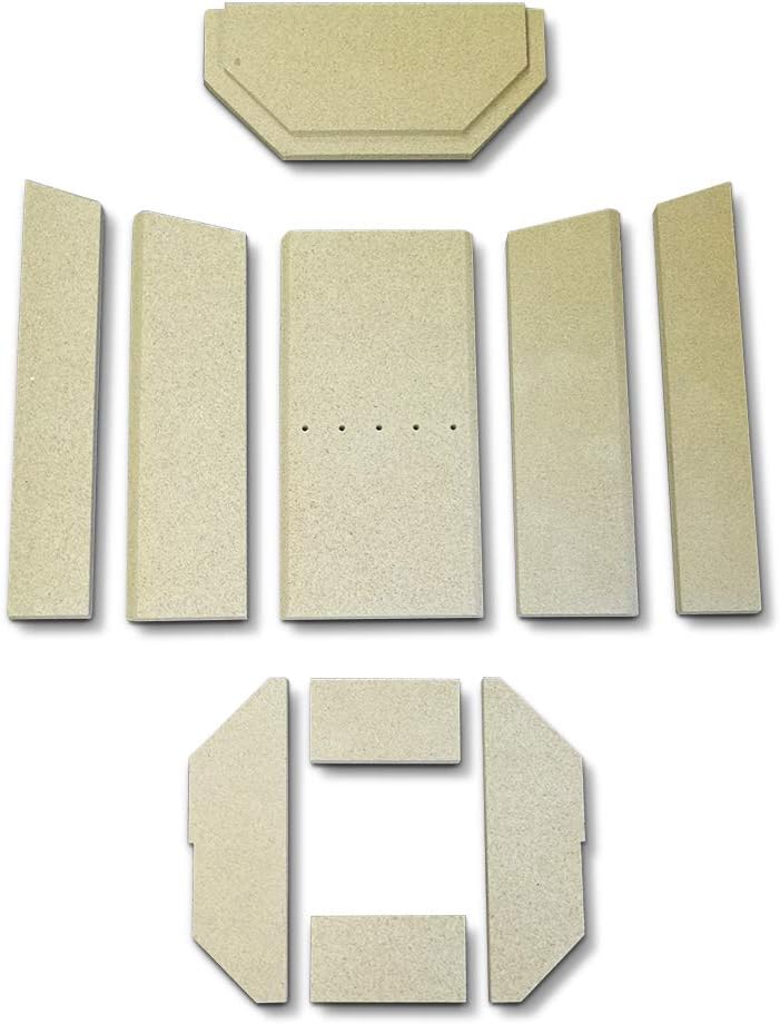 kaminXpert Kaminofen, Beige, Feuerraumauskleidung für Justus Usedom 5 Kaminöfen