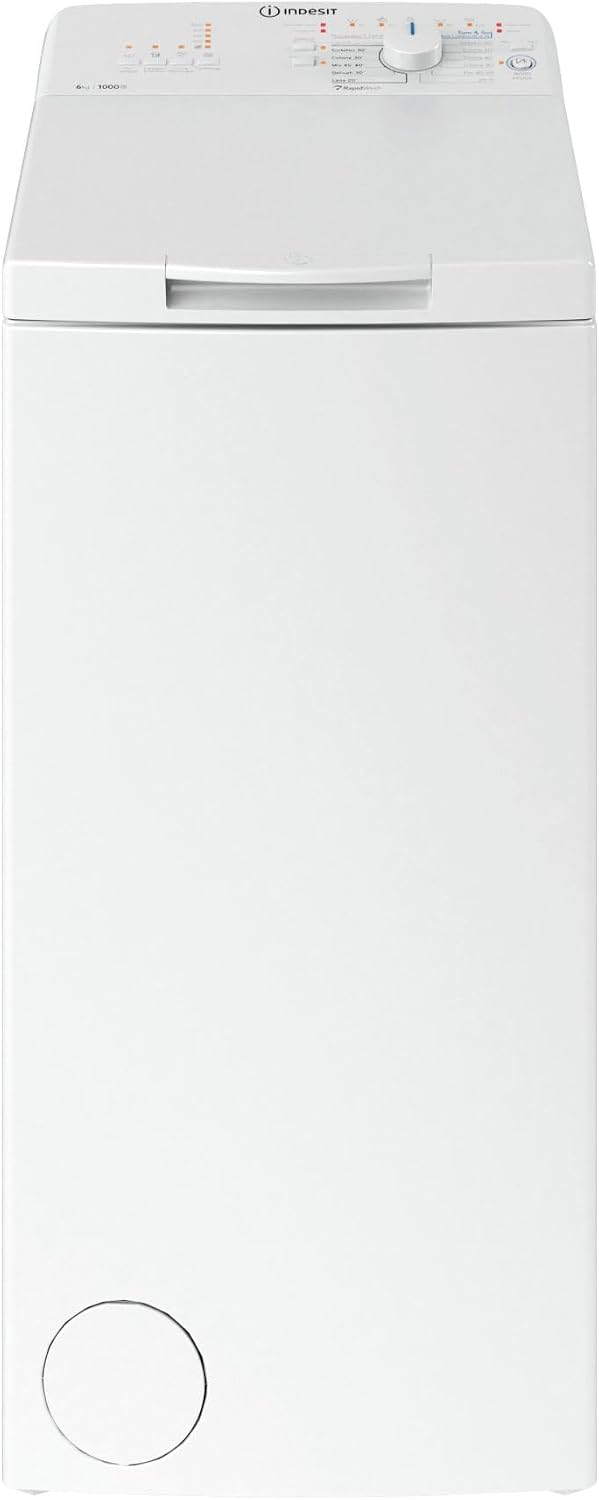 Indesit Waschmaschine, 60 cm, 6 kg, Weiß, BTW L60400 IT Hochlast- Klasse C, 1000 U/m