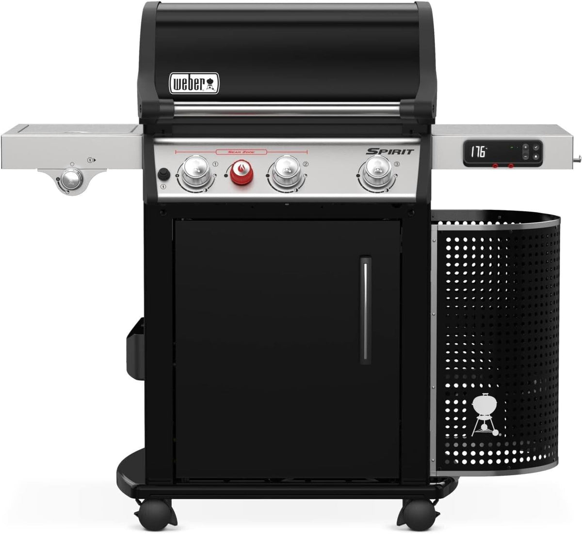 Weber Gasgrill, Schwarz/Silber, Spirit EPX-335 GBS Smart Grill Schwarz