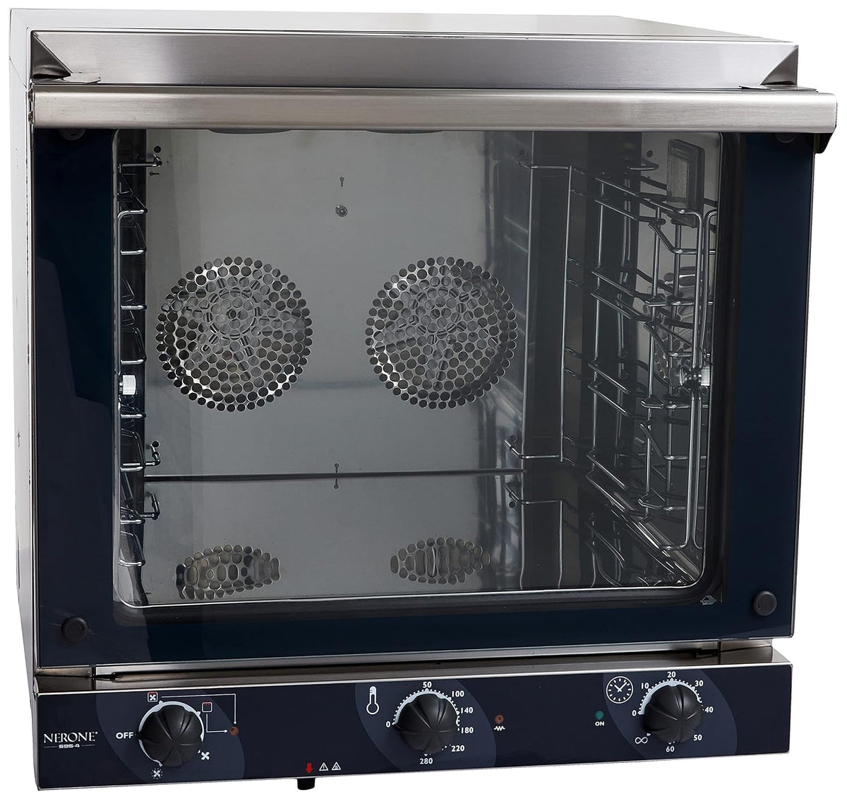 Saro Mini-Öfen, Silber/Schwarz, Heißluftofen mit Grill Modell EKO 595