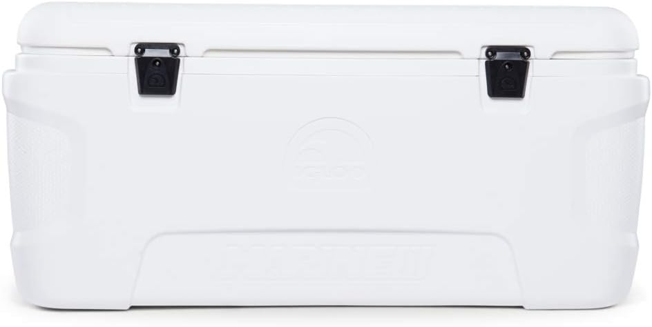Igloo Mini-Kühlschrank, 113 L, Weiß, Marine Contour 120 Kühlbox, große Marine‑Kühlbox für Boot, Angeln & Outdoor
