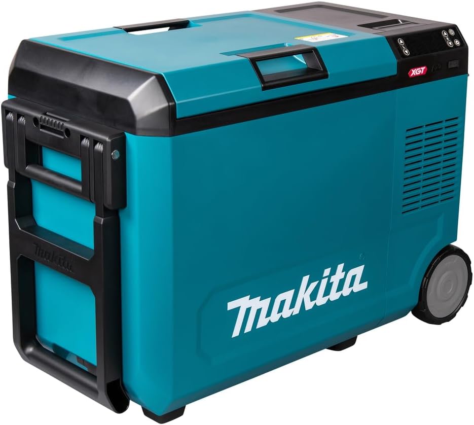Makita Kompressor, 29 Liter, 40 V, Blau/Schwarz, CW004GZ Akku- -Kühl- und Wärmebox max. (ohne Akku, ohne Ladegerät)