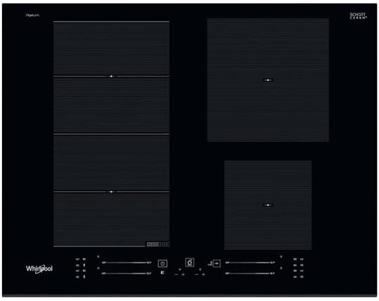 Whirlpool Kochfeld, Schwarz, WF S9365 BF/IXL Eingebaut Induktions Zonen
