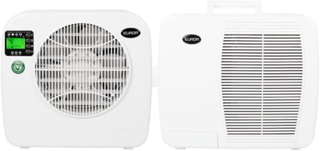 Eurom Split-Klimaanlage, Weiß, Split Klimaanlage AC2401 für Wohnwagen, Wohnmobil, Camping, Boot, Camper, Caravan